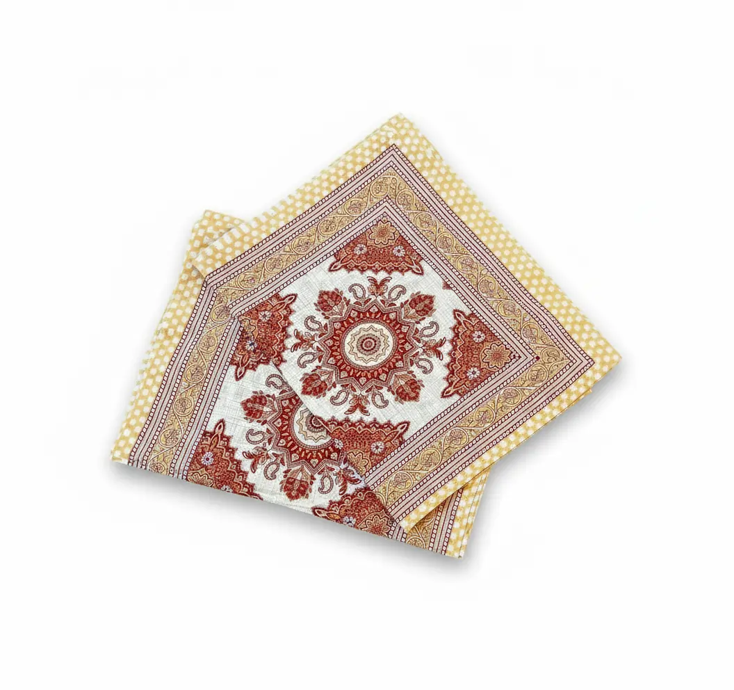 Ethnic-Mahroon-bedsheet