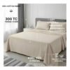 Linen Cotton King Size Bedsheet Set