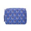 Senora quilted cotton travel makeup organizer pouch