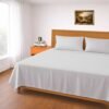 Premium silver grey cotton satin bedsheet set Senora Premium silver grey cotton satin bedsheet set Senora