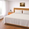 Premium linen cotton satin king bedsheet set Senora
