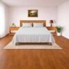 Soft 300 TC cotton satin bedsheet set white color Soft 300 TC cotton satin bedsheet set white color