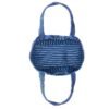 Senora-blue-cotton-quilted-shopping-tote-bag