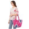 Senora-pink-wide-quilted-cotton-tote-handbag