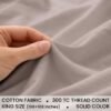 Senora 300 TC cotton satin bedsheet set linen color