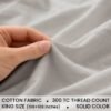 Premium sage green cotton satin bedsheet set Senora Premium sage green cotton satin bedsheet set Senora