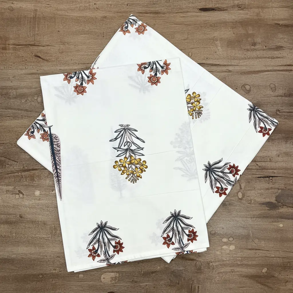 floral-Orage-bedsheet