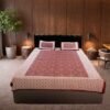 red-floral-cotton-king-bedsheet-set