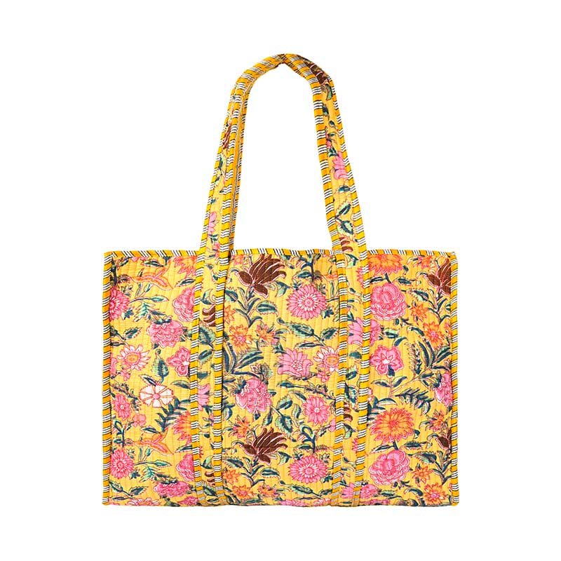 Senora-yellow-block-print-shoulder-tote