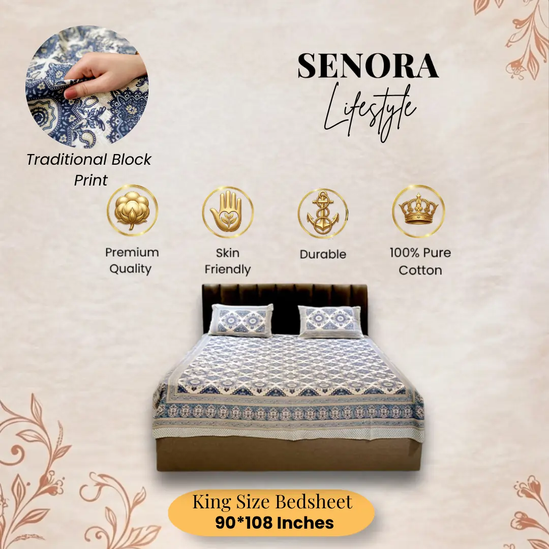 senora-premium-cotton-floral-king-bedsheet