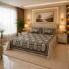SENORA Lifestyle King Size Cotton Bedsheet with Traditional Mughal Design