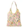 senora lifestyle floral cotton tote bag for women