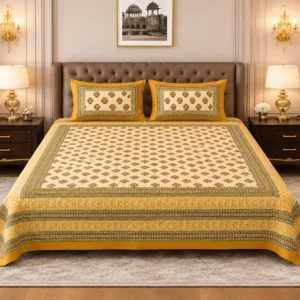 SENORA Lifestyle premium floral cotton bedsheet