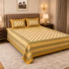 Soft king size Jaipuri floral bedsheet design Soft king size Jaipuri floral bedsheet design