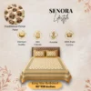 SENORA Lifestyle luxury Jaipuri cotton bedsheet SENORA Lifestyle luxury Jaipuri cotton bedsheet