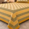 Elegant cotton bedsheet set with ethnic print Elegant cotton bedsheet set with ethnic print