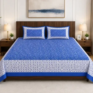 SENORA Lifestyle Premium Cotton Queen Size Bedsheet