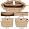 SENORA Padded Nylon Tote Bag for Women – Lightweight Quilted Handbag