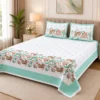 Skin Friendly Floral Printed King Size Bedsheet