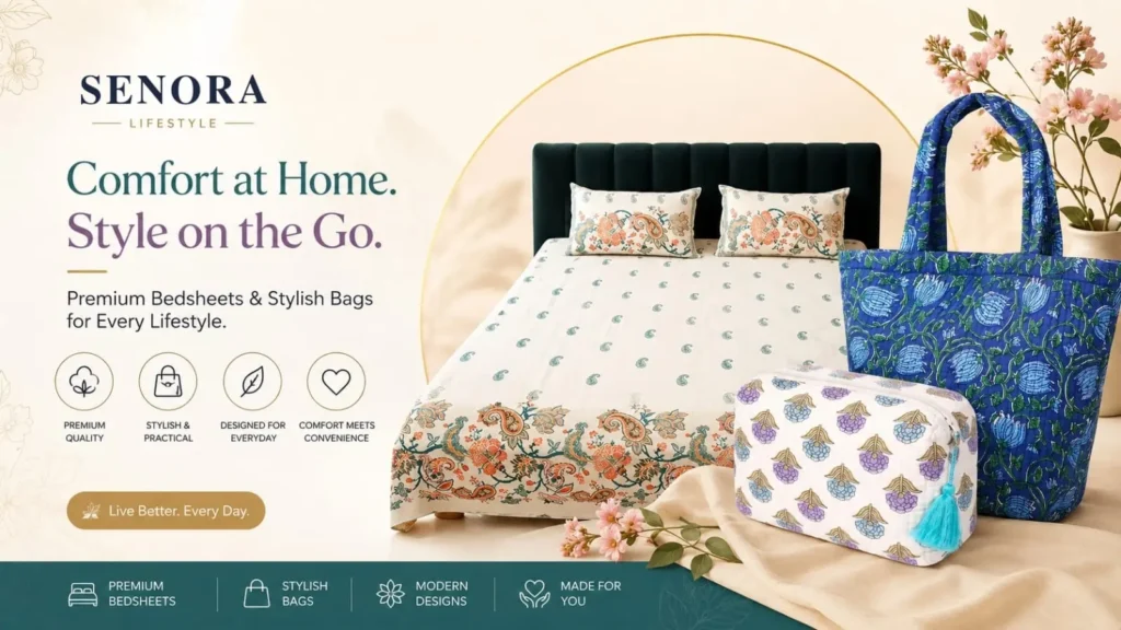 Complete Your Lifestyle with Premium Bedsheets and Stylish Bag