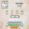 Premium Cotton Double Bed Bedsheet Set with Pillow Covers