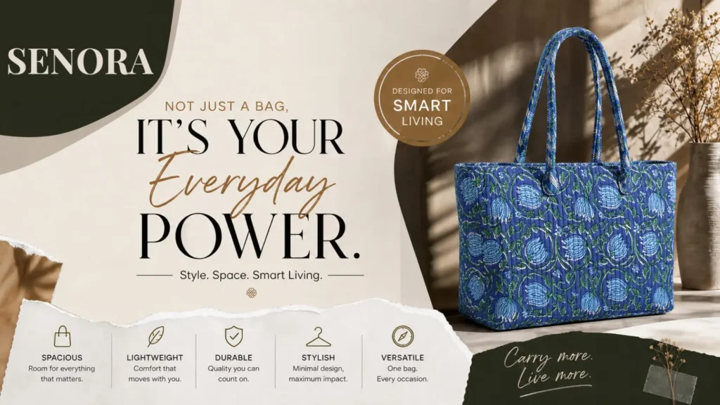 The Everyday Power of Tote Bags: Style, Space, and Smart Living