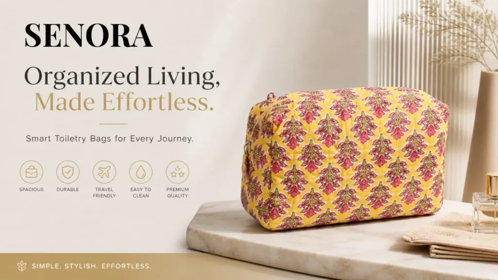 Why a Well-Designed Toiletry Bag Is Essential for Organized Living