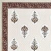 SENORA Lifestyle Elegant Cream Brown Bedsheet