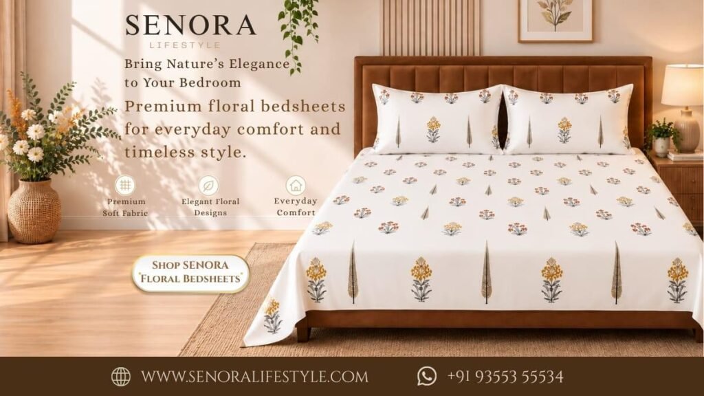 Why Floral Bedsheets Bring Freshness and Elegance to Every Bedroom
